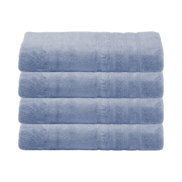 Bath Sheets, Set of 4 - Allure Blue