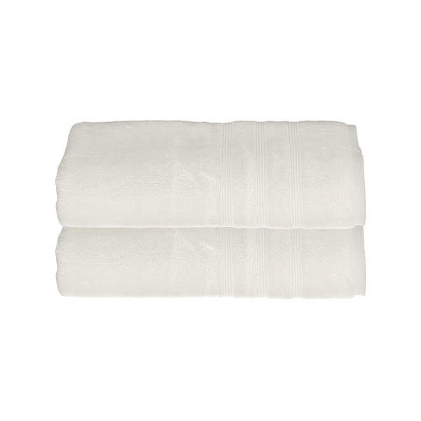 Bath Towels, Set of 2 - White