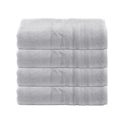 Bath Towels, Set of 4 - Light Gray