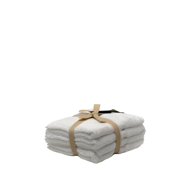 Sustainable Bamboo Bath Sheets, Set of 4 - White - Made in Turkey