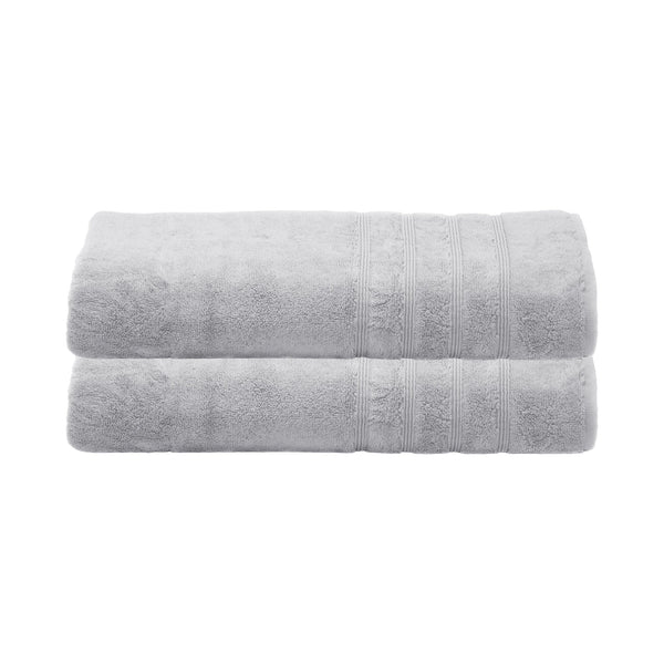 Bath Sheets, Set of 2 - Light Gray