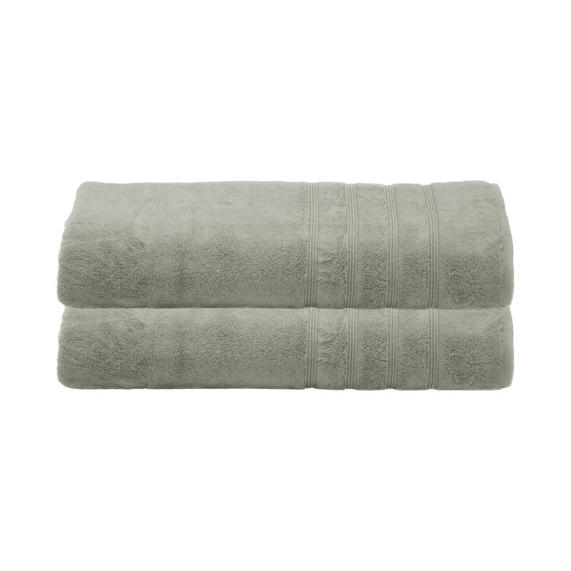 Sustainable Bamboo Bath Towels, Set of 2 - Charcoal Gray - Made in Turkey –  Mosobam®