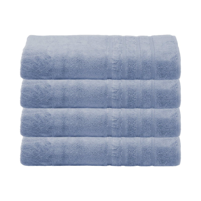 Bath Sheets, Set of 4 - Allure Blue