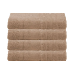 Sustainable Bamboo Bath Sheets, Set of 4 - Light Taupe - Made in Turkey –  Mosobam®