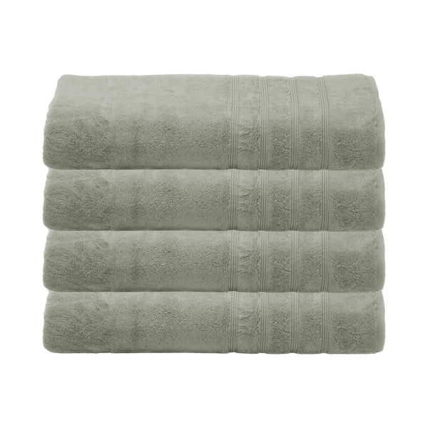 Bath Sheets, Set of 4 - Seagrass Green