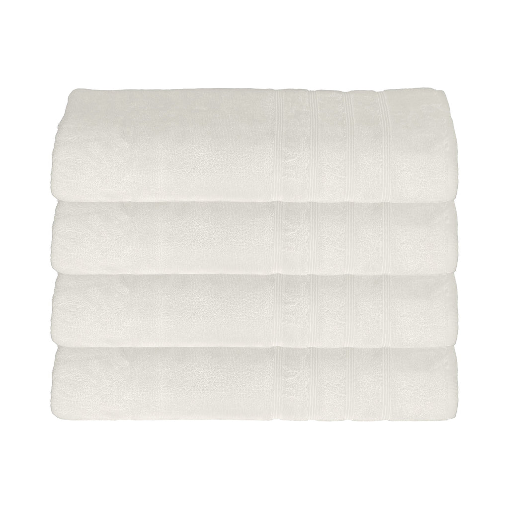 White Spa Modal & Cotton Blend Bath Towel, 30x58