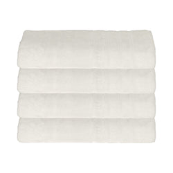 Sustainable Bamboo Bath Sheets, Set of 4 - White - Made in Turkey – Mosobam®