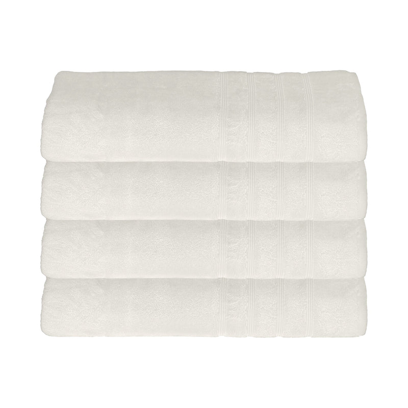 New Super Absorb 100% Zero Twist Oversized Bath Sheets & Bath Towels  (4-Pack)