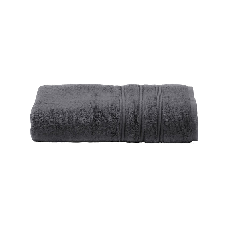 Sustainable Bamboo Bath Towel - Charcoal Gray - Made in Turkey