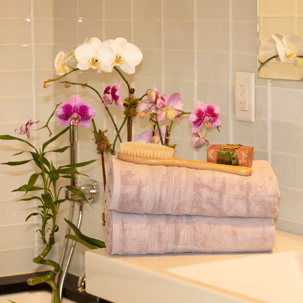 Bath Towels, Set of 2 - Lavender Aura