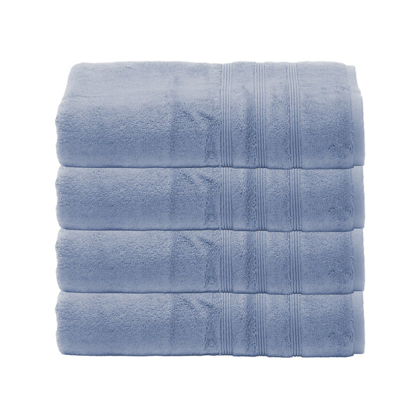 Bath Towels, Set of 4 - Allure Blue