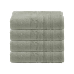 Sustainable Bamboo Bath Towels, Set of 4 - Seagrass Green - Made in Turkey  – Mosobam®