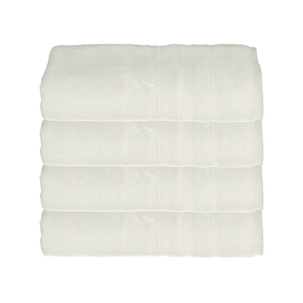 Mosobam 700 GSM Hotel Luxury Bamboo Viscose-Cotton Washcloths 13X13 Set of  12 White Turkish Baby Bath Towel Face Washcloth White Washcloths Set of 12