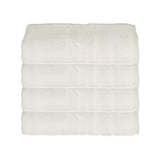 Sustainable Bamboo Bath Towels, Set of 4 - White - Made in Turkey – Mosobam®