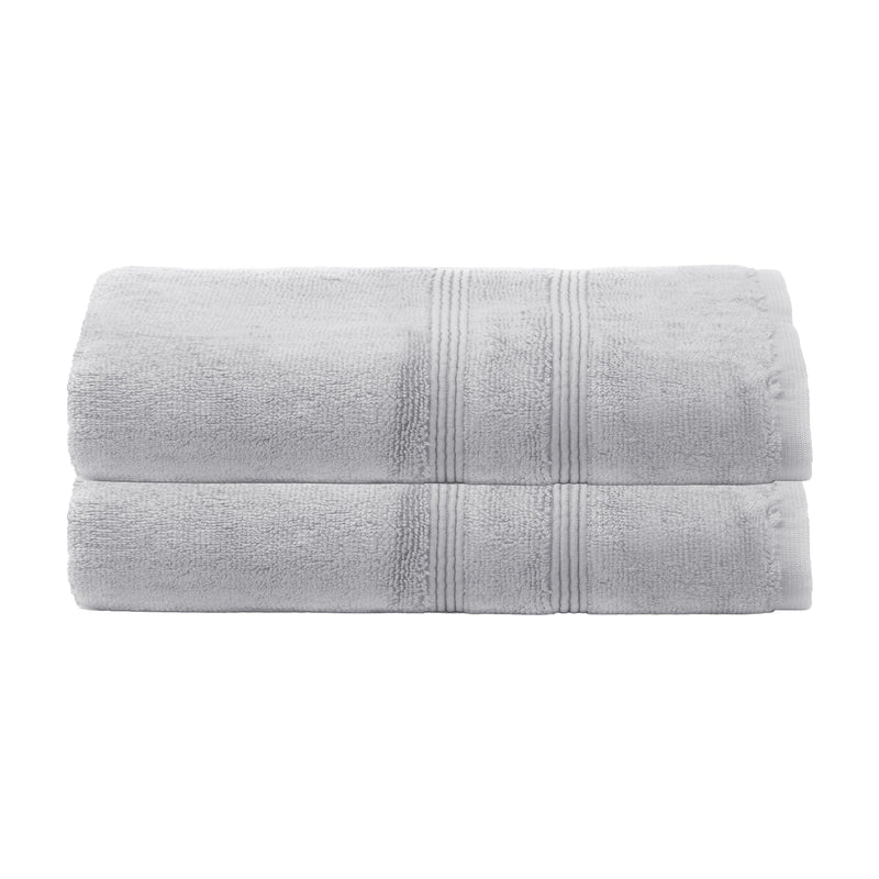 Hand Towels, Set of 2 - Light Gray