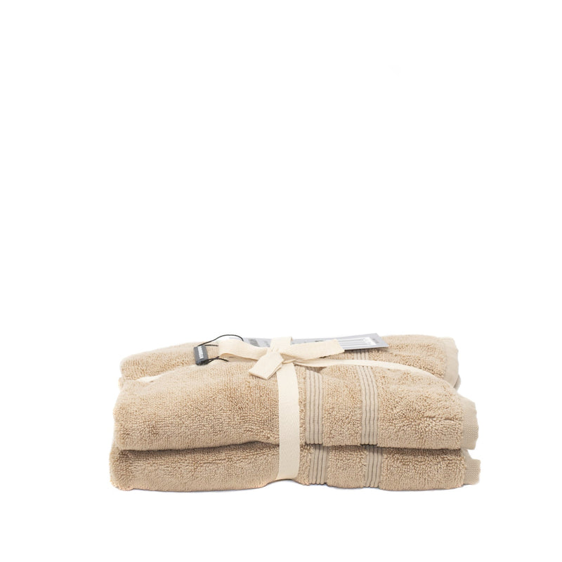 Hand Towels, Set of 2 - Light Taupe