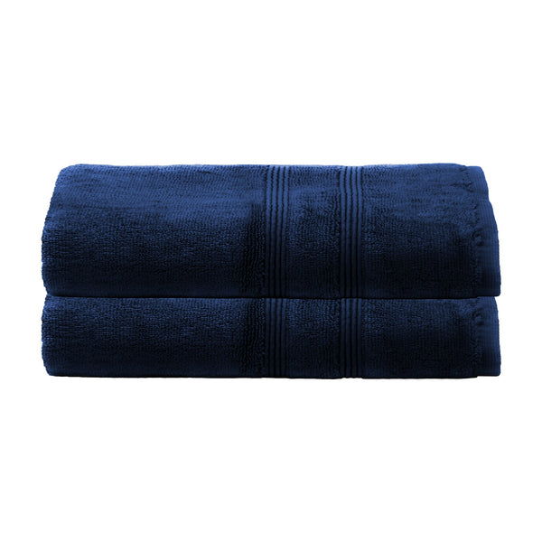 Hand Towels, Set of 2 - Navy Blue