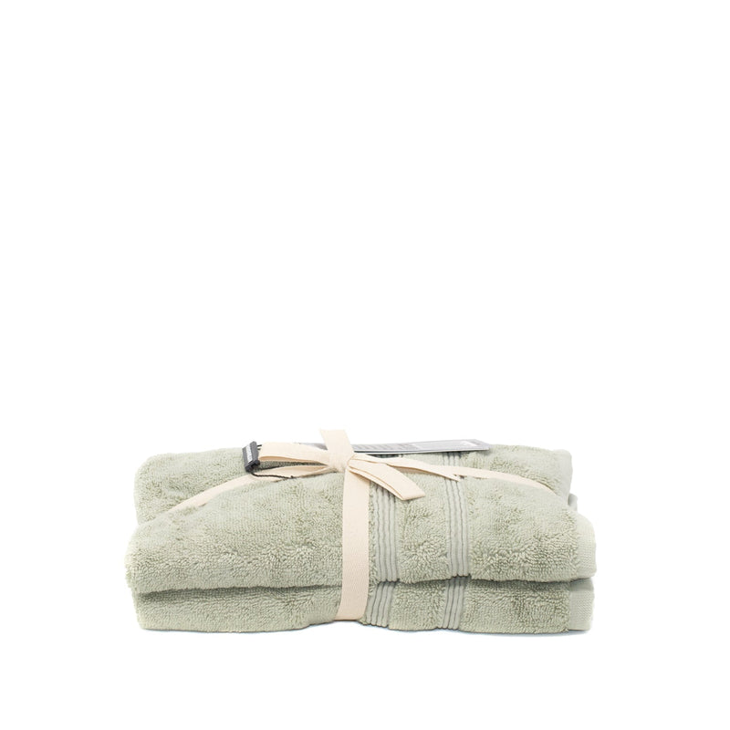 Hand Towels, Set of 2 - Seagrass Green
