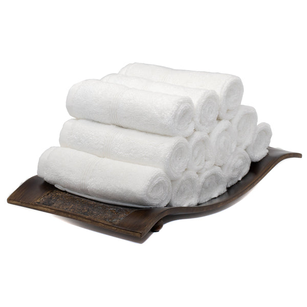 Washcloths, Set of 12 - White