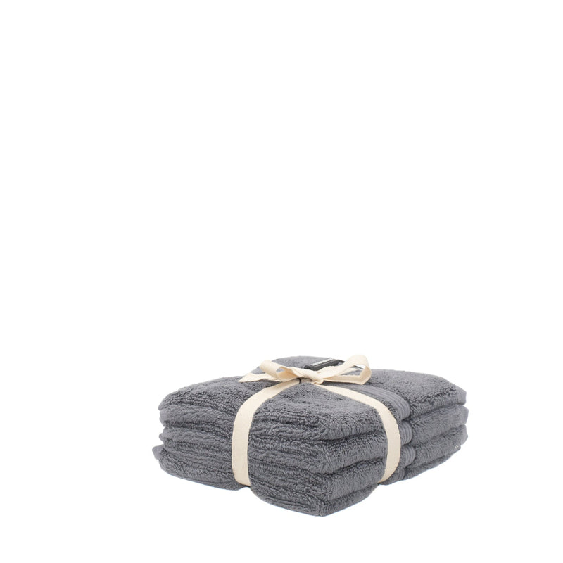 Washcloths, Set of 4 - Charcoal Gray