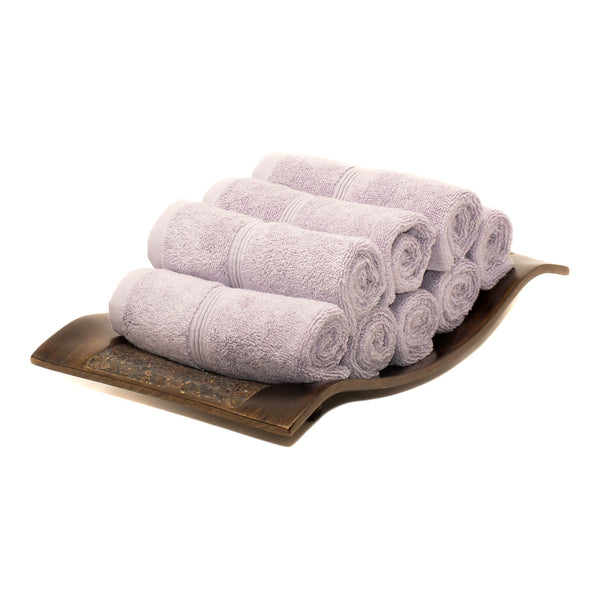 Washcloths, Set of 8 - Lavender Aura