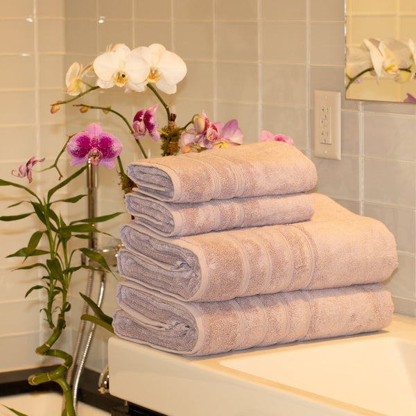 4-piece Oversized Bath Bundle Set - Lavender Aura