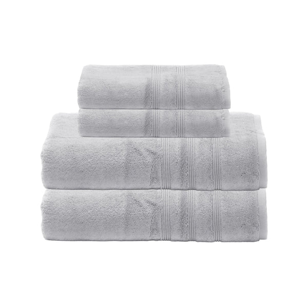 4-piece Bath Bundle Set - Light Gray