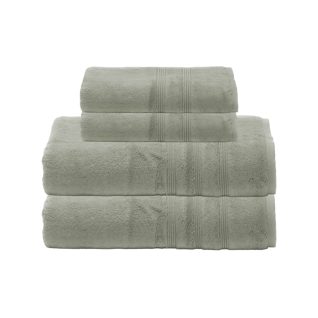 Sustainable Bamboo Bath Towels, Set of 4 - Charcoal Gray - Made in