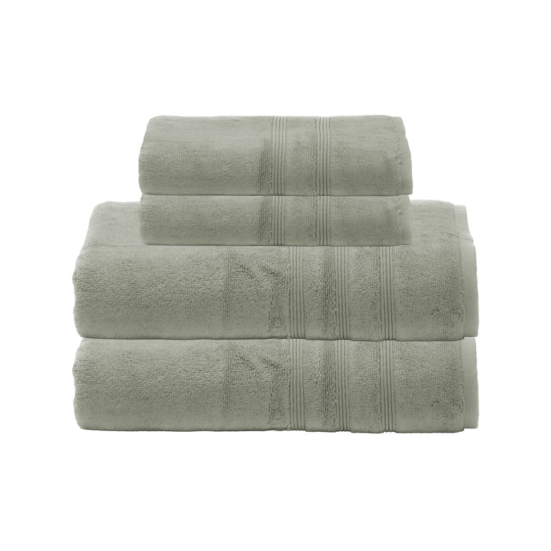 4-Piece Bath Towels Set for Bathroom, Spa & Hotel Quality | 100% Cotton  Turkish Towels | Absorbent, Soft, and Eco-Friendly (Grey)